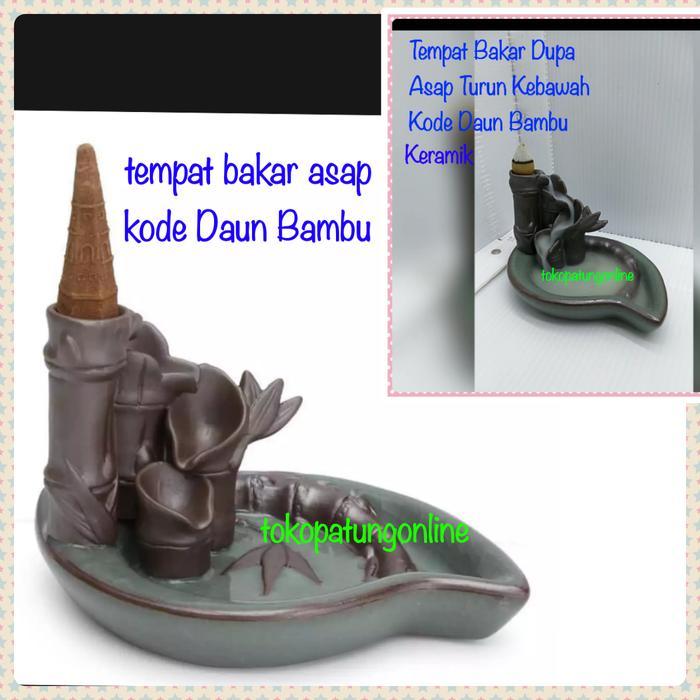 Hiolo Tempat Bakar Dupa Kerucut Asap Turun Ke Bawah