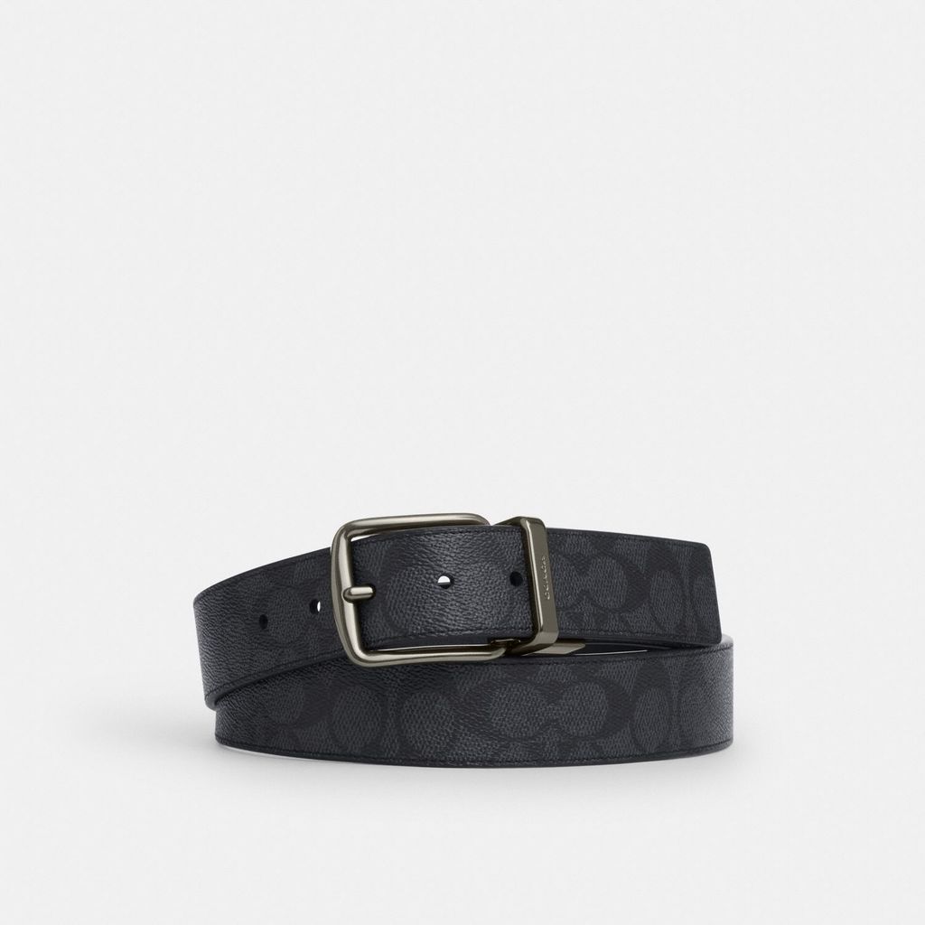Coach Wide Harness CTS Reversible Belt in Signature - Ikat Pinggang Pria