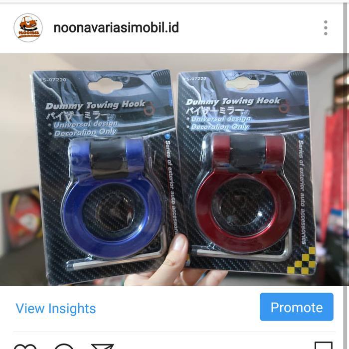 MURAH dummy towing hook variasi mainan mobil towing besi agya brio avanza