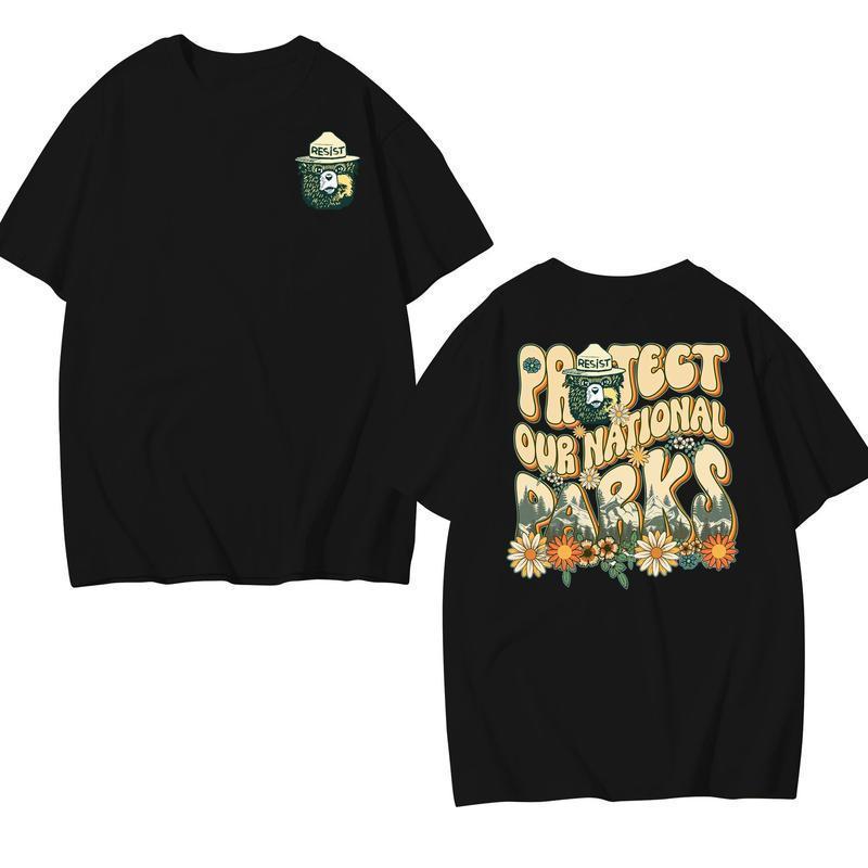 Protect Our National Parks 2 Sides T-Shirt, Subtle Anti Jump Sweatshirt, Respect The Local Wildlife 