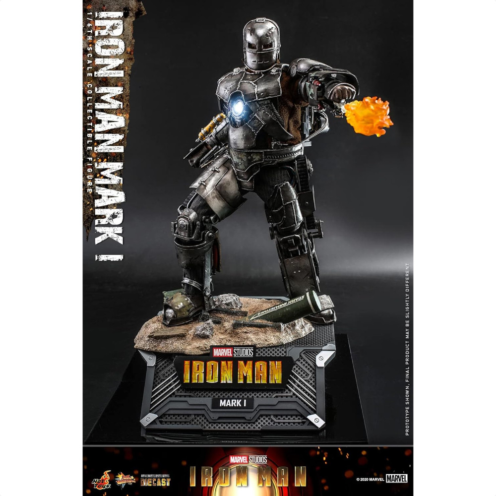 [PO] HOT TOYS Figure MOVIE MASTERPIECE DIECAST IRON MAN MARK 1 anti gagal keren dari Marvel Comics T