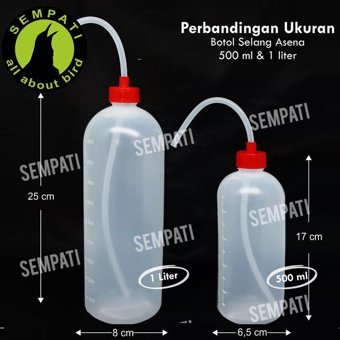 "New" SEMPATI BOTOL SELANG AIR MINUM BURUNG 1 LITER ASENA