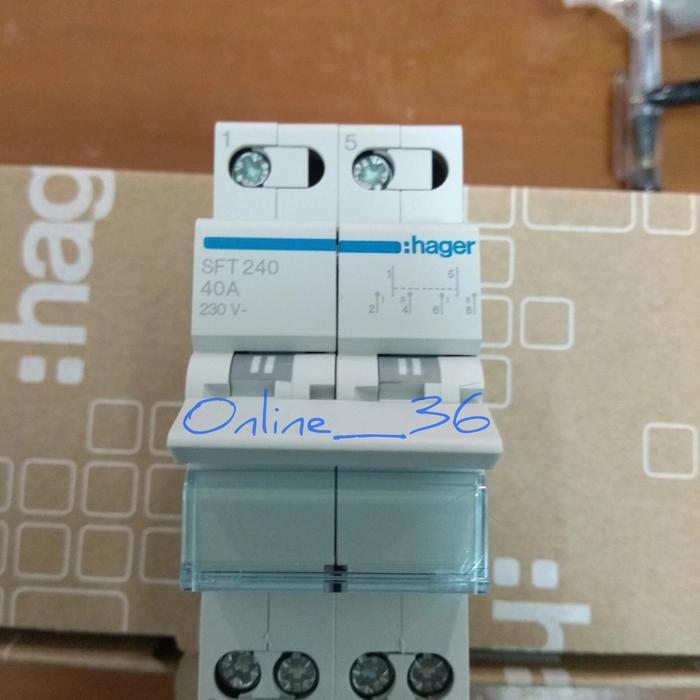 COS SFT 240 HAGER/CHANGE OVER SWITCH
