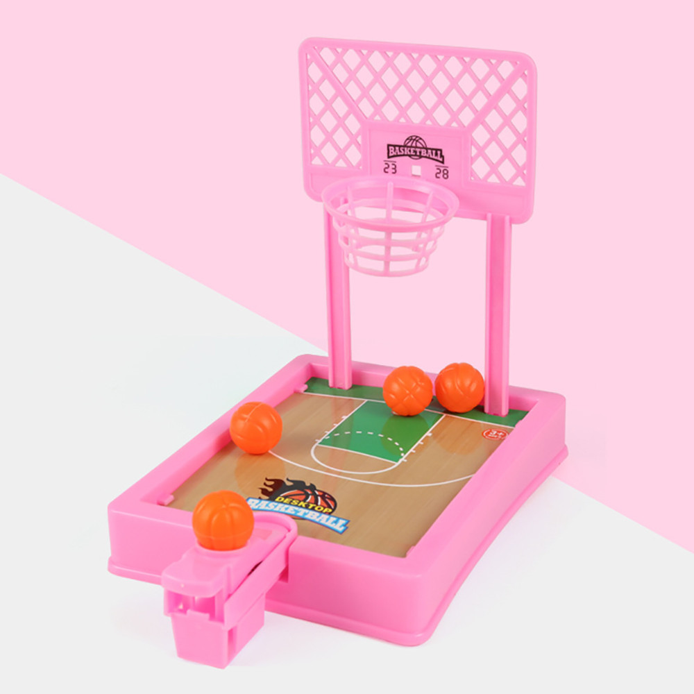Sport 2 Player Game Mini Basketball Hoop Finger Basketball Shooting Shooting Stand Toy Educational f