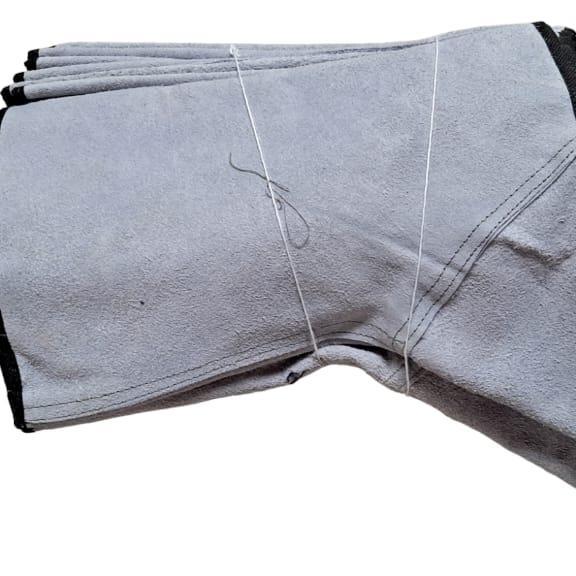 Apron Las Kaki Kulit Abu-Abu Terjamin
