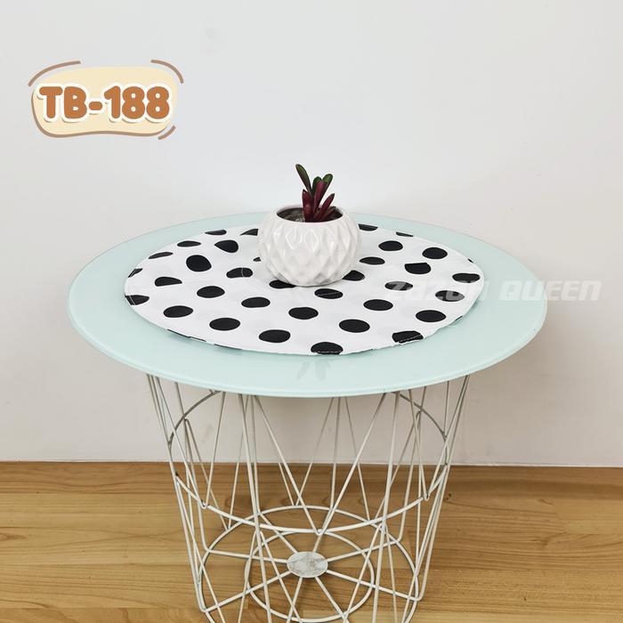 [NEW] Taplak Meja Tamu Minimalis - BULAT