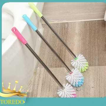 TOREDO - SIKAT WC GAGANG STAINLESS PLUS COVER - SIKAT WC BULAT - SIKAT WC BULAT GAGANG STAINLESS