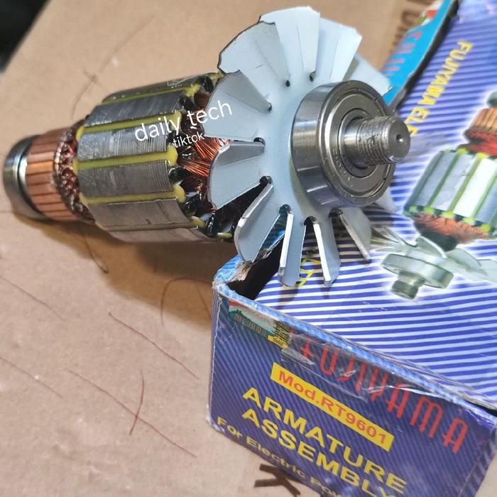 Armature Rt9601 Fujiyama Mesin Profil Kayu Angker Router Rt 9601 Rotor