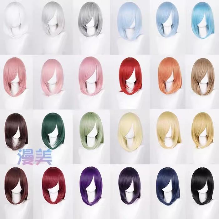 WIG COSPLAY MANMEI / ALICE / YWAILISI BASE 40CM LURUS (CAP SISIR)