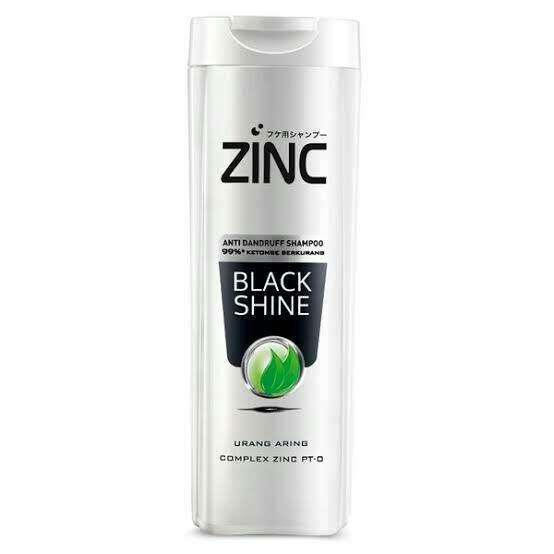 Shampoo ZINC Black Shine Ukuran Besar 340 ml Kondisioner Sampo