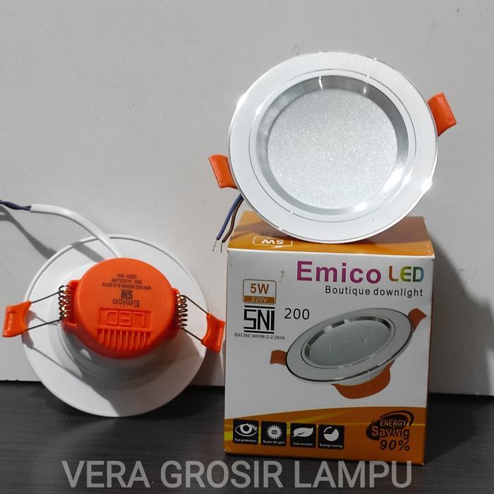 LAMPU DOWNLIGHT LED 3 WARNA 5W 5 WATT / LAMPU DOWNLIGHT 3 WARNA 5 WATT