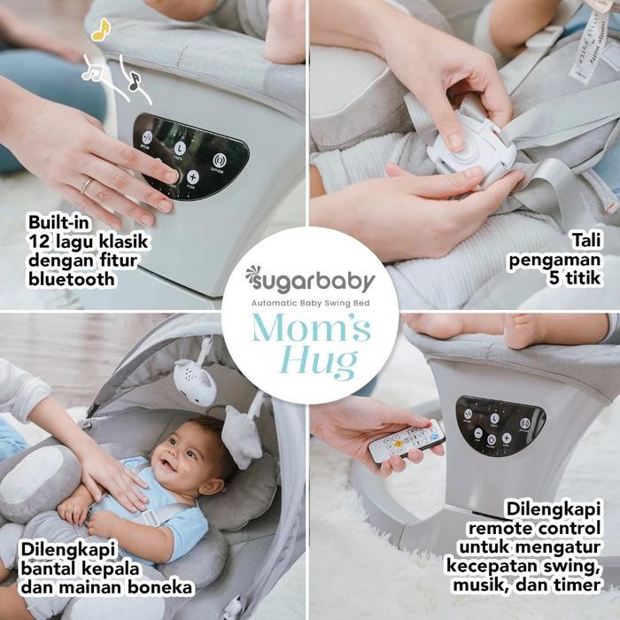 SugarBaby Swing Bed Moms Hug Automatic / Ayunan Bayi / Bouncer Electric / Baby Bouncer SUGAR BABY