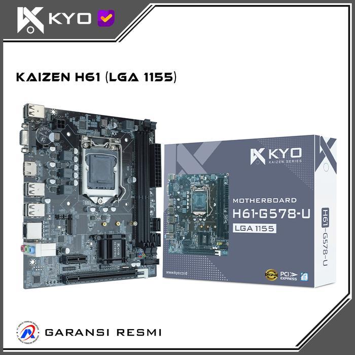 Motherboard KYO KAIZEN H61 LGA1155 DDR3 H61 Mainboard Mobo H61