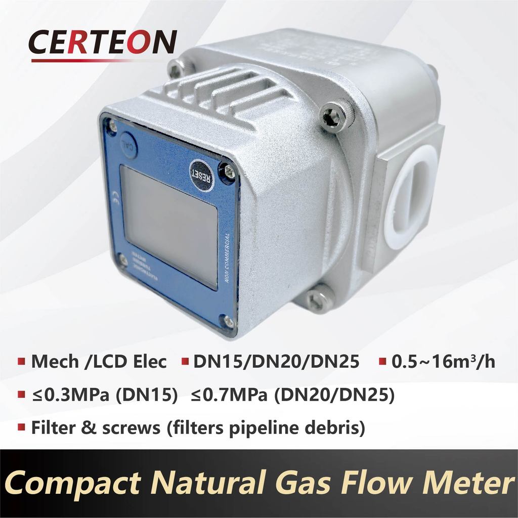 High Accuracy Digital Gas Roots Flow Meter Natural Gas & Coal Gas Flow Meter with Instantaneous &