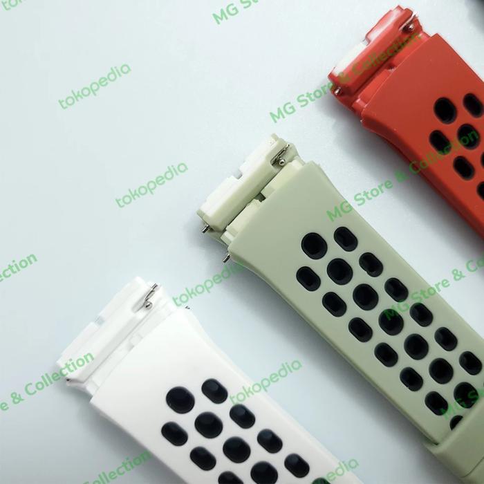 Premium Strap Silicone For Watch Huawei Gt 2E / Gt2E 46Mm Design Multihole Two Color Original