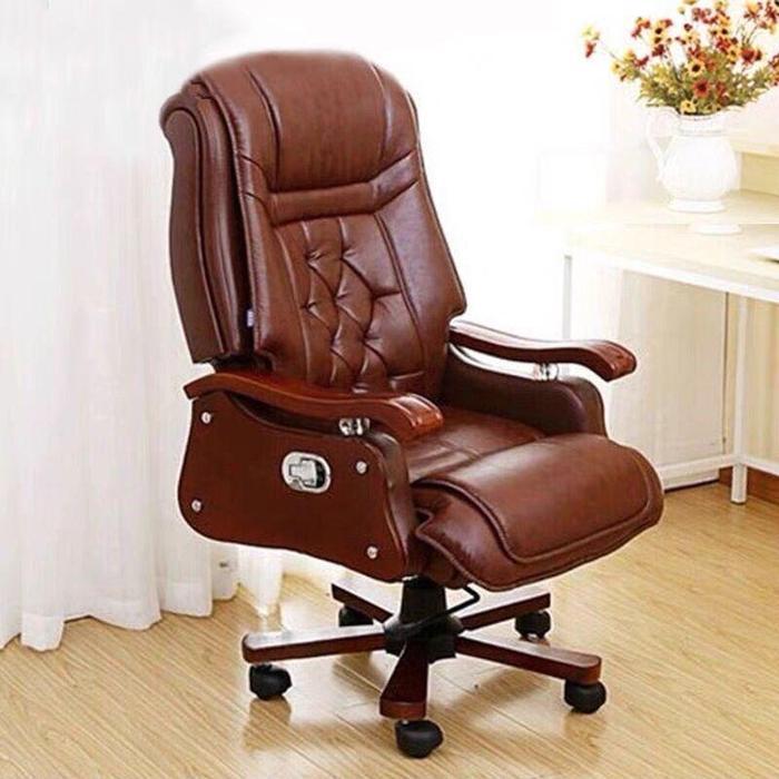 TERLARIS Stet Furniture o Chair - Kursi Direktur kulit asli Kantor Selamat Berbelanja