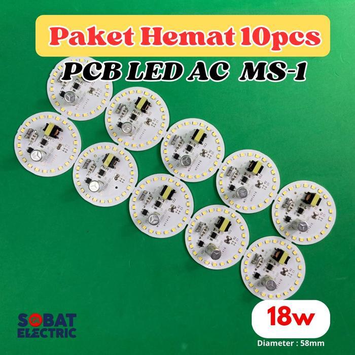 Paket Hemat 18 Watt PCB AC Mata LED - PCB Mata Lampu LED AC Tanpa Driver 18w
