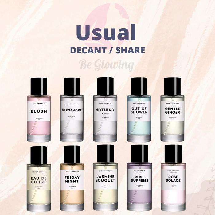 Thebest- Decant - Usual Scentlab Bergamor Nothing Out of Shower Jasmine Bouquet