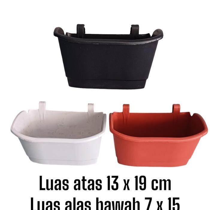 Pot Tempel Dinding Pot Cantol Pot Pagar Ukuran M