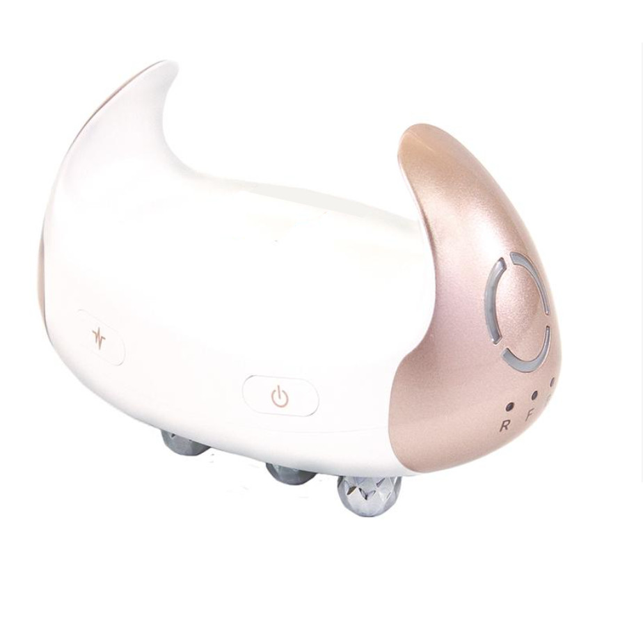 EMS Facial Massager 4D Massage Head RF Home Use Facial Device Promote Face Cream Absorption 2 Light
