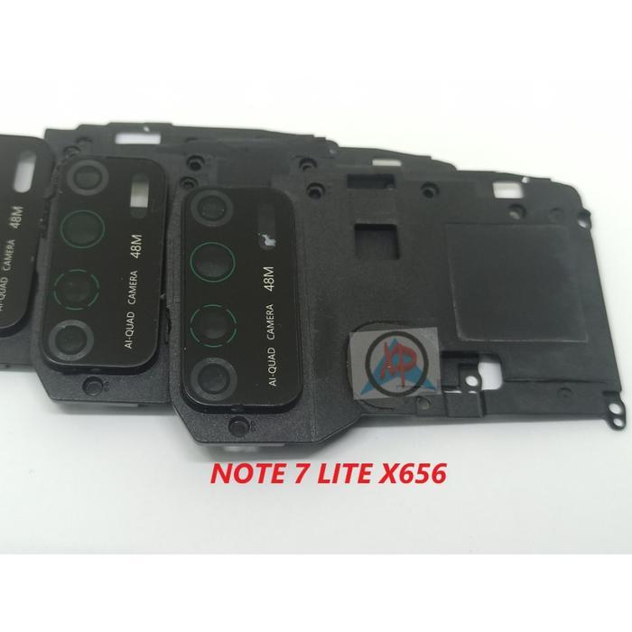 Kaca Lensa Kamera X656 Tutup Mesin Infinix Note 7 Lite X656 - Ungu