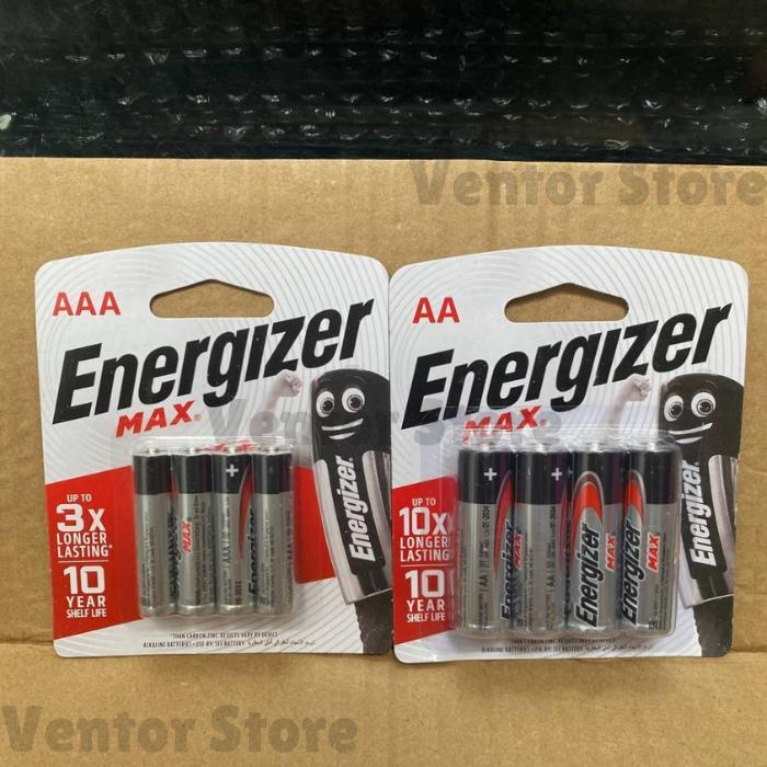 N3W Energizer Max AA / AAA Baterai Energizer Max A2 / A3