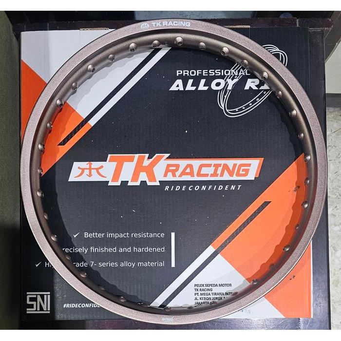 Velg Tk Exceed ( Kulit Jeruk ) 18 X 160 Hole 36 - Original Tk Racing ( Harga 1 Pcs Velg )