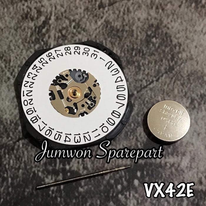 TERLARIS Mesin Jam Tangan VX42E Original Mesin VX 42 E Mesin Jam VX42E Original SALE