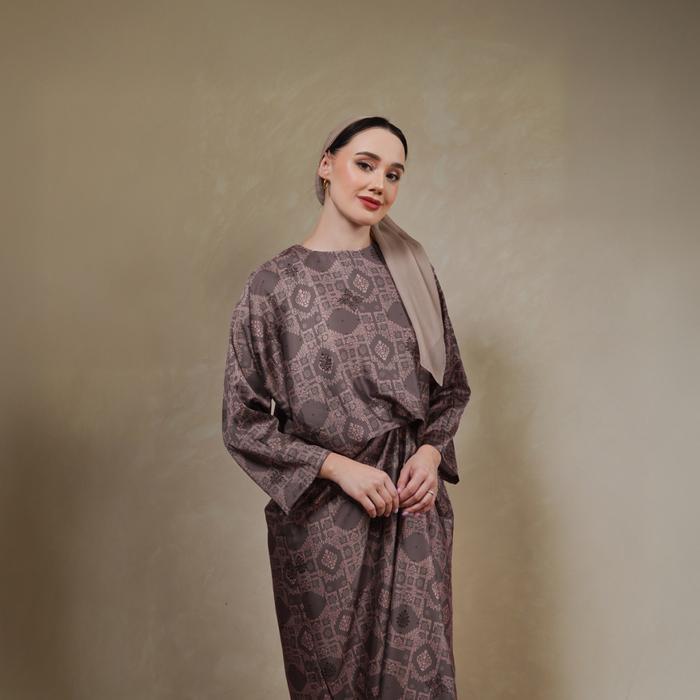 Zm Zaskia Mecca - Lavika Gamis Wanita - Teman Serumpun - Edisi Laos Dress Formal
