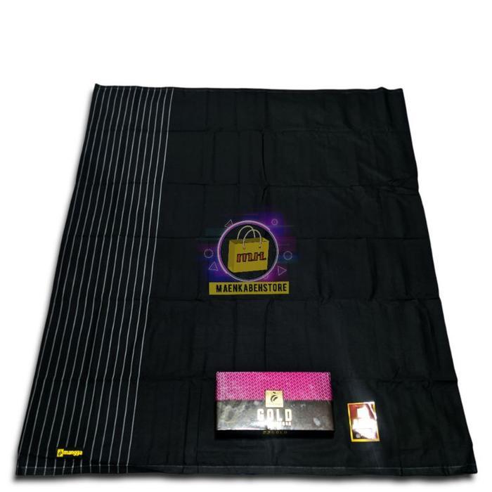 Sarung Mangga Hitam Murah-Sarung Polos Mangga