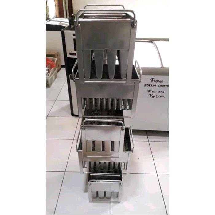 MOULDING cetakan es krim/loyang stainless/cetakan es krim Loly loli stenlis IMPORT