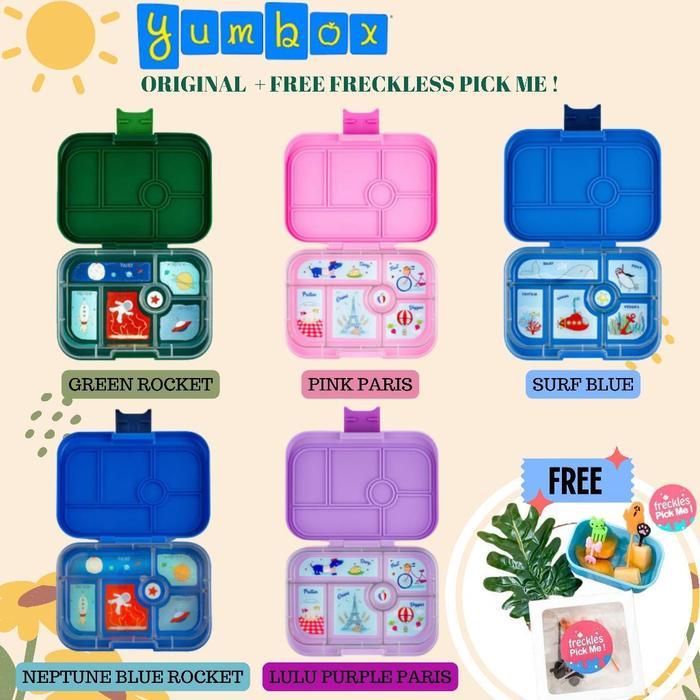 Yumbox Original Leakproof Lunch Box 6 Compartment / Lunchbox Kotak Bekal Makan Anak