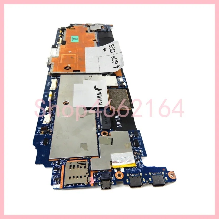 LA-D312P With M3-6Y30/M5-6Y54/M7-6Y75 CPU 4GB/8GB/16GB-RAM Mainboard For Dell Latitude 7370 Laptop