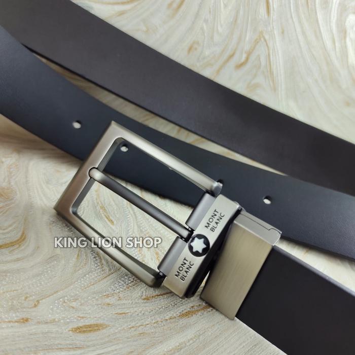 Gesper Pria Gesper Tusuk Pria Jarum Belt Sabuk Ikat Pinggang Premium Leather