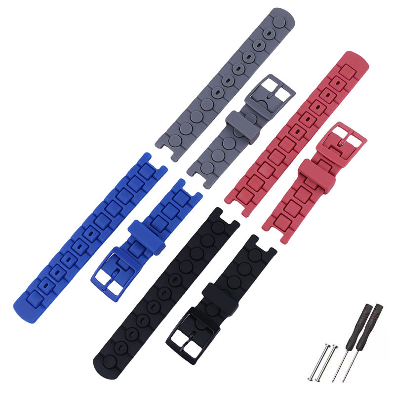 Men and women resin watch strap pin buckle compatible for Swatch Flik Flak children's watch Sports