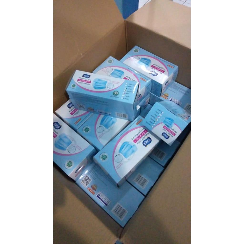 MASKER SENSI HEADLOOP 1 BOX