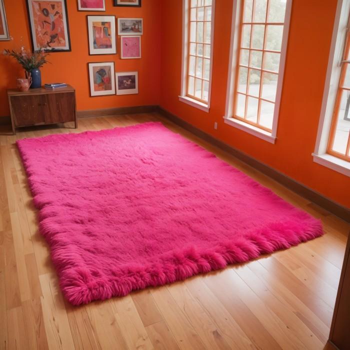 [] Karpet Bulu Rasfur 120x100x2cm /karpet bulu tebal busa polyfoam LP Kain