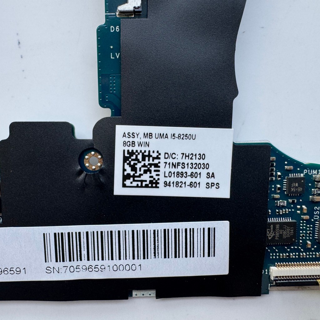 941821-601 Used For HP Spectre x360 13-AF Motherboard DBP32 LA-F013P With I5-8250U 8G 100% Tested