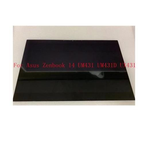 For Asus Zenbook 14 UX431FA UX431 UX431F UX431D UX431DA FHD Laptop LCD Screen Glass Assembly without