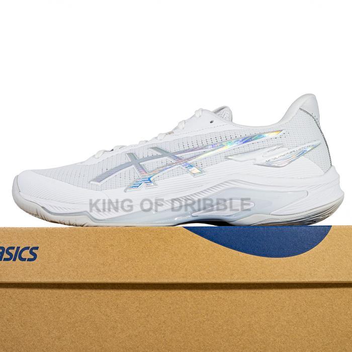 KING OF DRIBBLE Sepatu Voli Asics Netburner Ballistic FF 4 1053A079-100 Original