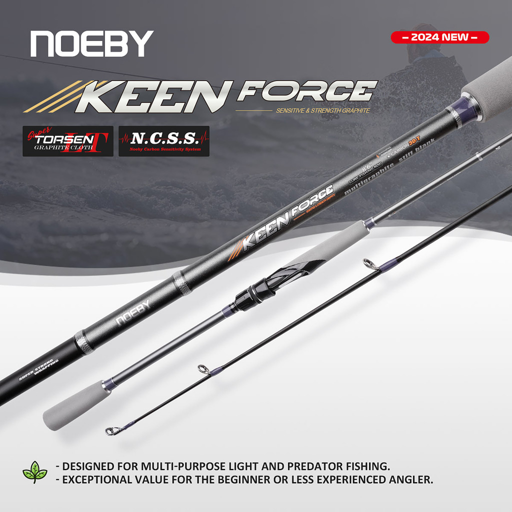 NOEBY Keen Force Fishing Rod L UL ML M 2.04-2.9m Spinning Rod Multi-purpose Light Carbon Trout