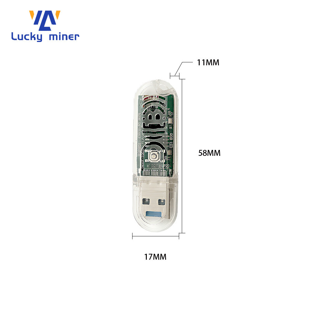 LuckyMiner LV03 250KH/S SHA256 USB Crypto Miner 1W Ultra Low Power Mini Home Mining Device
