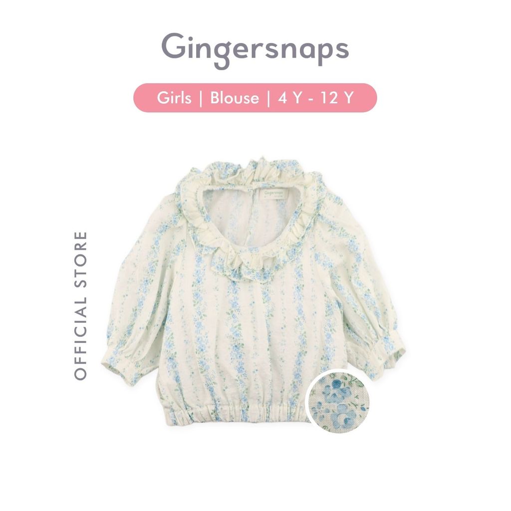 Gingersnaps Floral Grace Blouse Multicolor - Atasan Anak Perempuan (Multi)