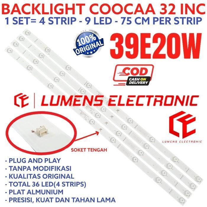 BACKLIGHT TV LED COOCAA 39 INC 39E20W 39E20 W 39E 20W LAMPU BL 39INCH 39IN 39INC COCA COOCA COCAA