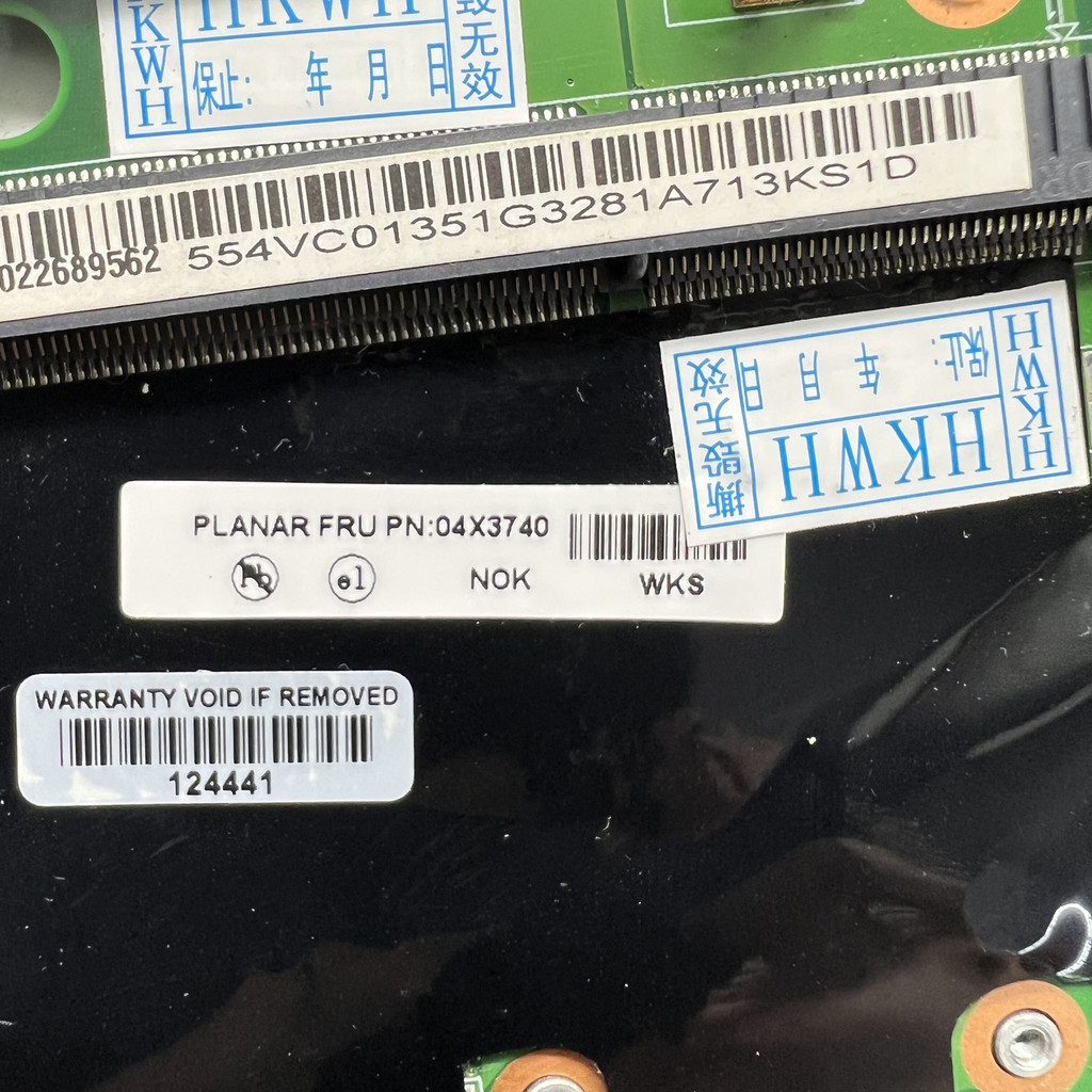 FRU:04X3740 04X3744 04W6720 04W6804 For Lenovo Thinkpad X230T X230 Tablet Laptop Motherboard 11297-1