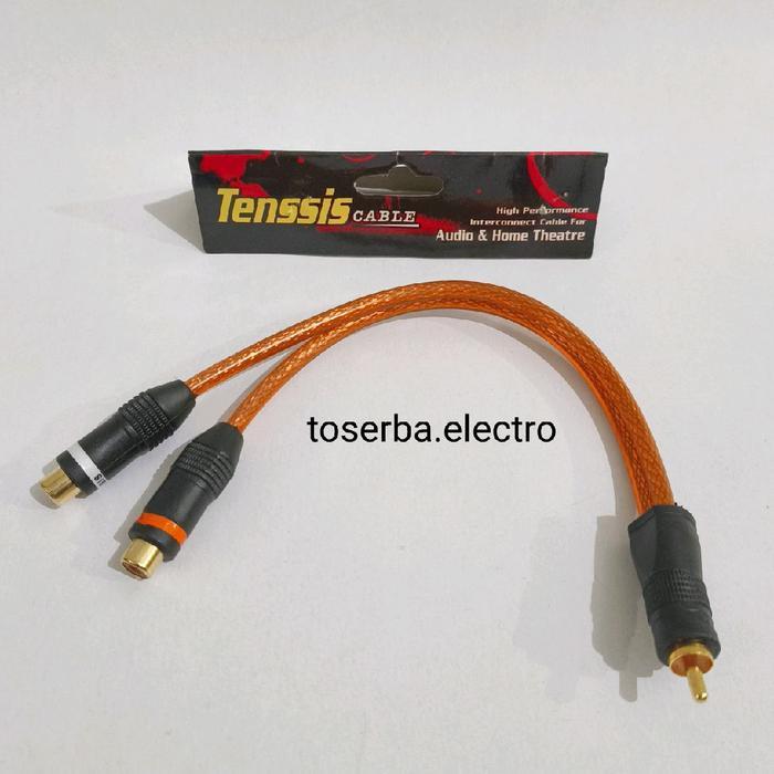 Kabel Rca Cabang 2Cewe 1Cowo Tensis High Quality Audio Mobil Dan Home Audio Terbaik