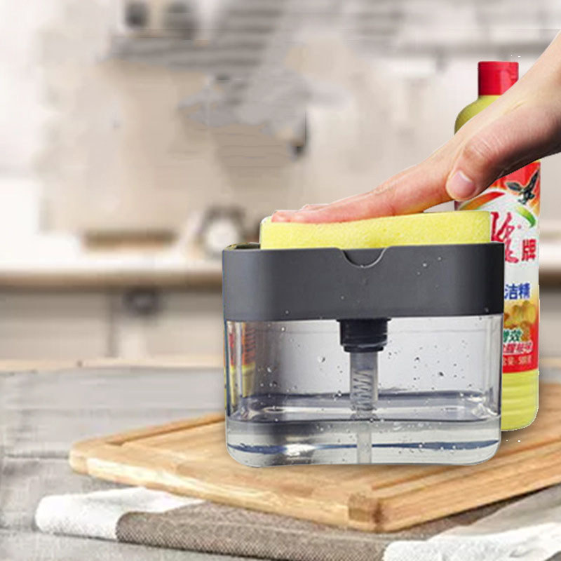 Automatic Soap Dispenser Bottle For Liquid Soap Kitchen Sponge Soap Dispenser Ditchen Sponge Dispens