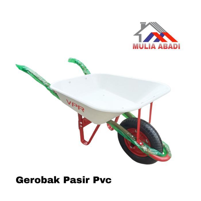 Gerobak Pasir PVC /Gerobak anti pecah ABS ASLI Gerobak Dorong Pvc / Angkong Bak Fiber