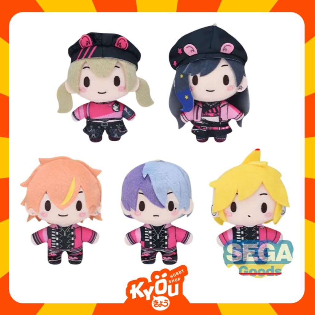 Kagamine Len - Aoyagi Toya - Shinonome Akito - Azusawa Kohane - Shiraishi An fuwa petit / fuwa plush