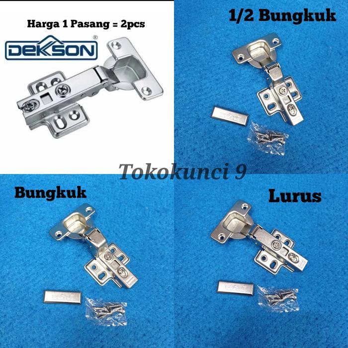. Engsel Sendok Slow Motion Dekkson Lurus - full bongkok SS Dekson